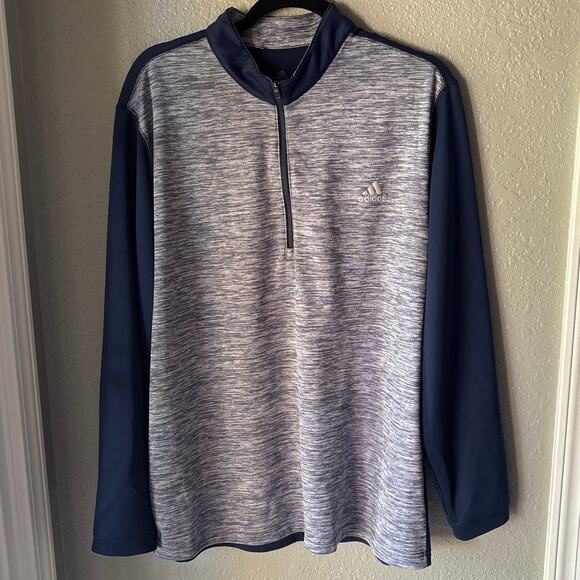 ADIDAS Mens Golf 1/4 Zip Double Pique Pullover Size XL - Picture 1 of 6